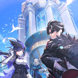 This is a pixiv picture whose title is フォンテーヌ大人組！.