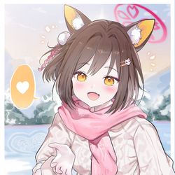 This is a pixiv picture whose title is イズナ💛.