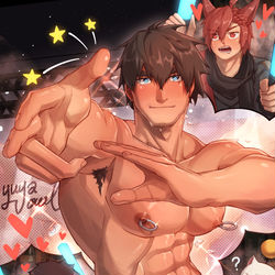 This is a pixiv picture whose title is 光の戦士 （FF14).