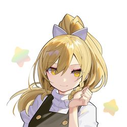 This is a pixiv picture whose title is ポニテ魔理沙.