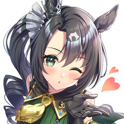 This is a pixiv picture whose title is サトノクラウン.