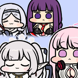 This is a pixiv picture whose title is 葬送のフリーレン.