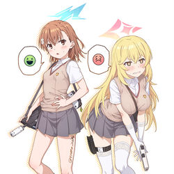 This is a pixiv picture whose title is とある科学の青春記録のみこみさ.