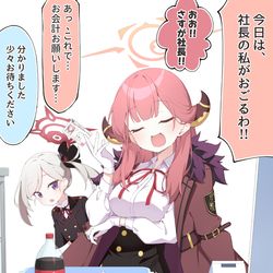 This is a pixiv picture whose title is 便利屋の社長.