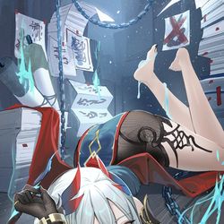 This is a pixiv picture whose title is 84日目 寒鴉.