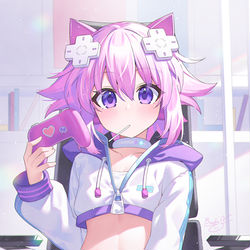 This is a pixiv picture whose title is 🎮ねぷ・ザ・天才・ゲーマー🎮.