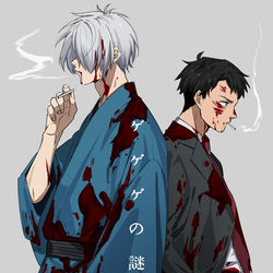 This is a pixiv picture whose title is ゲゲゲ.