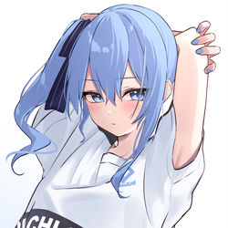 This is a pixiv picture whose title is 星街すいせい.