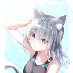 This is a pixiv picture whose title is 砂狼シロコ.