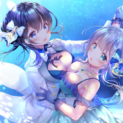 This is a pixiv picture whose title is 貴方とワルツを.
