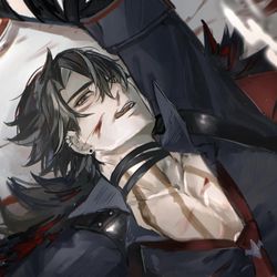 This is a pixiv picture whose title is Wriothesley  リオセスリ.