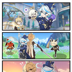This is a pixiv picture whose title is Day with Furina.