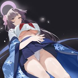 This is a pixiv picture whose title is 👘✨.