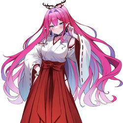This is a pixiv picture whose title is 巫女バーヴァンシー.
