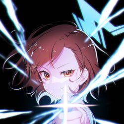 This is a pixiv picture whose title is 御坂美琴（ブルアカ）.