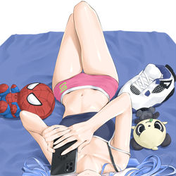 This is a pixiv picture whose title is bed.