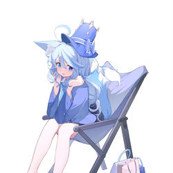 This is a pixiv picture whose title is 摸了芙芙狐,小小的香香的.