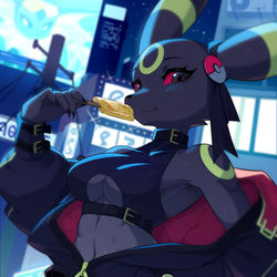 This is a pixiv picture whose title is 夜ライフ.