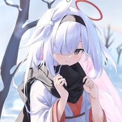 This is a pixiv picture whose title is 冬のプラナ.