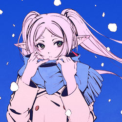This is a pixiv picture whose title is frieren.