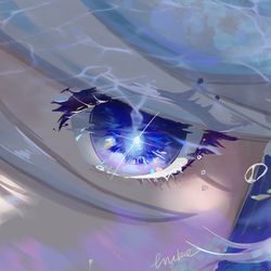 This is a pixiv picture whose title is 神之眼？.