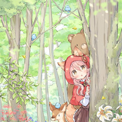 This is a pixiv picture whose title is ひょっこり.