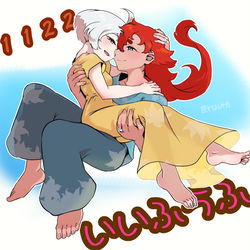 This is a pixiv picture whose title is 1122の日スレミオ＋らくがき.