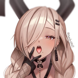This is a pixiv picture whose title is 尾張.
