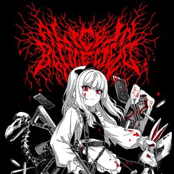 This is a pixiv picture whose title is Alice in Battlefield.
