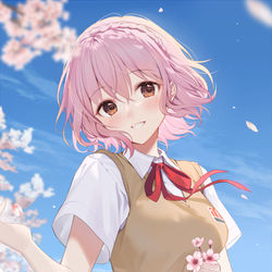 This is a pixiv picture whose title is 園神 凜祢.