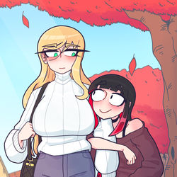 This is a pixiv picture whose title is 데이트.