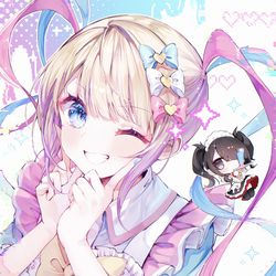 This is a pixiv picture whose title is 🍰.