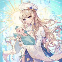 This is a pixiv picture whose title is 【帝国戦記】福音・フェリス.