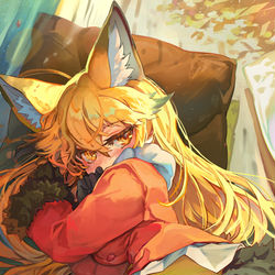 This is a pixiv picture whose title is キタキツネ.