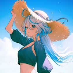 This is a pixiv picture whose title is 芙芙.