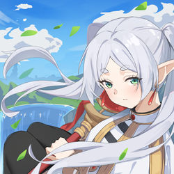 This is a pixiv picture whose title is フリーレン.