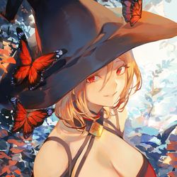 This is a pixiv picture whose title is 戦乙女といくさごと！〜女魔法使い編〜.