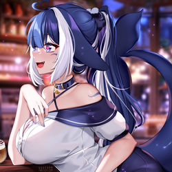 This is a pixiv picture whose title is Shylily in the Pub.
