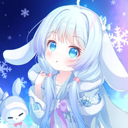 This is a pixiv picture whose title is 【委托】衣笠雪绘.