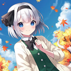 This is a pixiv picture whose title is 秋の散策.