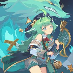 This is a pixiv picture whose title is 霍霍 フォフォ.