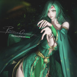 This is a pixiv picture whose title is [FinalFantasy]Rydia.