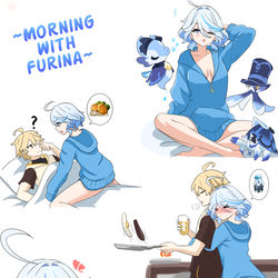 This is a pixiv picture whose title is Morning with Furina.