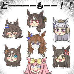 This is a pixiv picture whose title is どーーーーもーー！！.