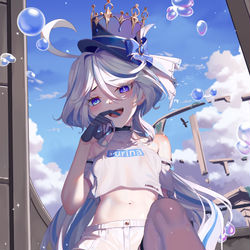 This is a pixiv picture whose title is 芙宁娜.