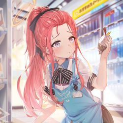 This is a pixiv picture whose title is アルバイトの時間.