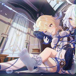This is a pixiv picture whose title is 【限定】正义的审判.