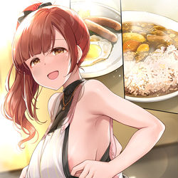 This is a pixiv picture whose title is 【336+】　「次はどっちにしますか？」.