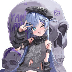 This is a pixiv picture whose title is 夜乃くろむ.