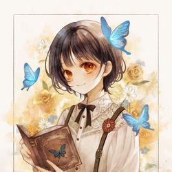 This is a pixiv picture whose title is 秘密の庭.